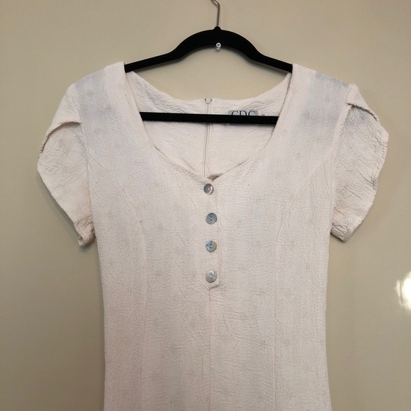 Vintage white maxi dress M - Picture 3 of 3